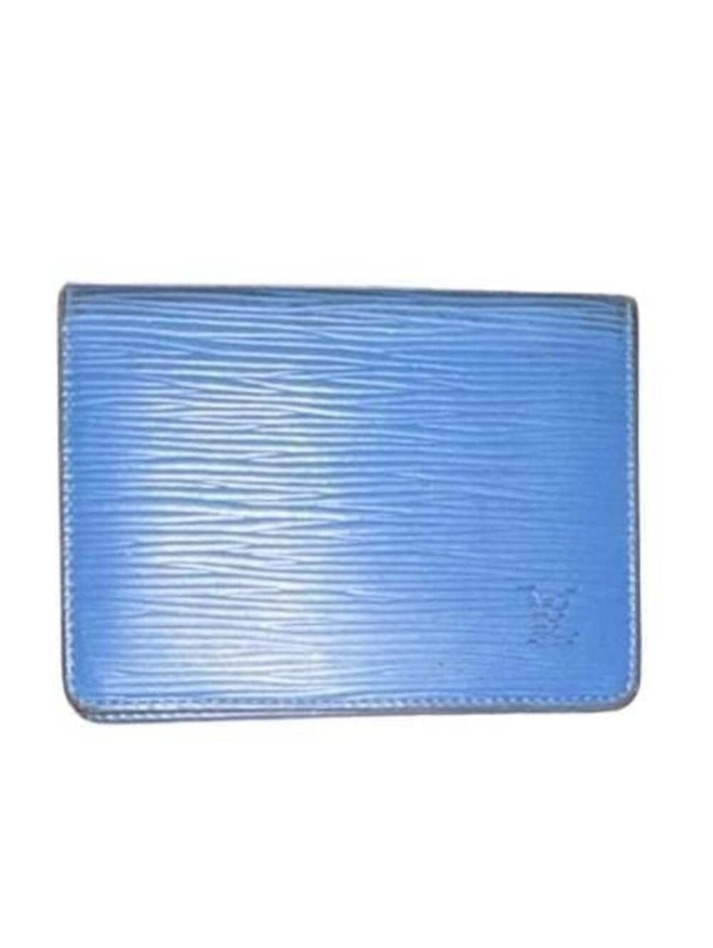 Louis Vuitton Blue Epi Leather Card Holder Wallet